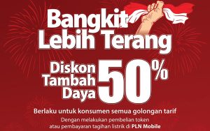 Diskon 50%! Tambah Daya Listrik Murah Meriah!