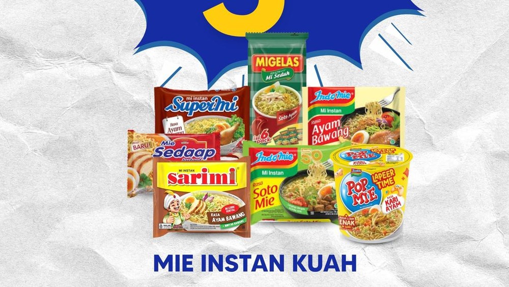 Borong Mi Instan Murah Meriah di Transmart, Diskon Gila!