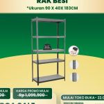 Jangan Kaget! Rak Besi Transmart Diskon Rp 1,2 Juta!
