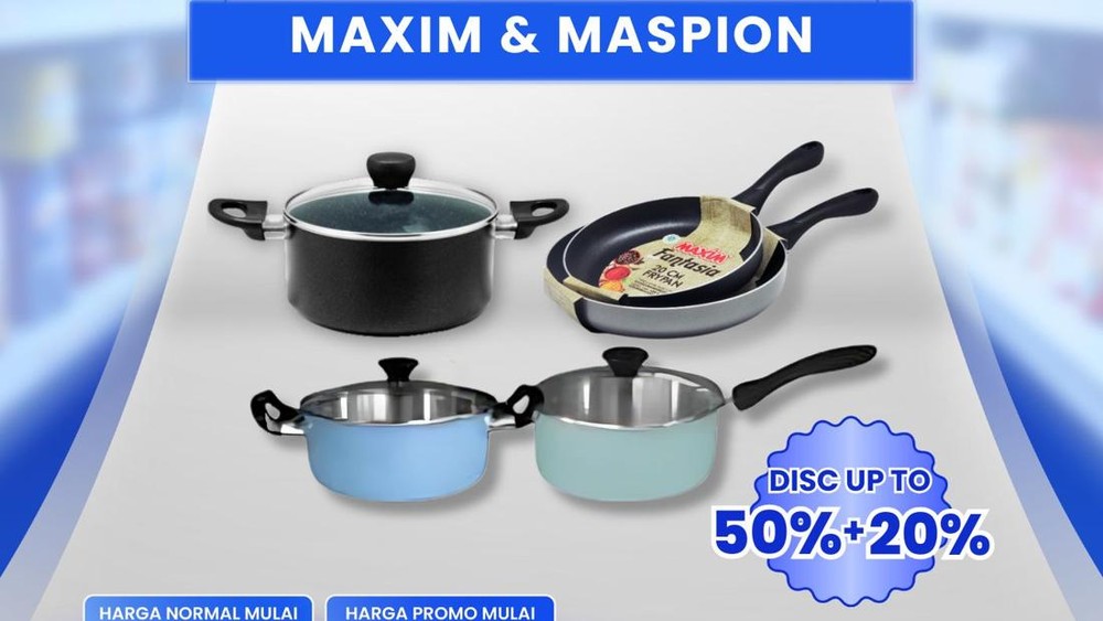 Transmart: Alat Masak Rp1 Jutaan Kini Cuma Rp 79 Ribu!