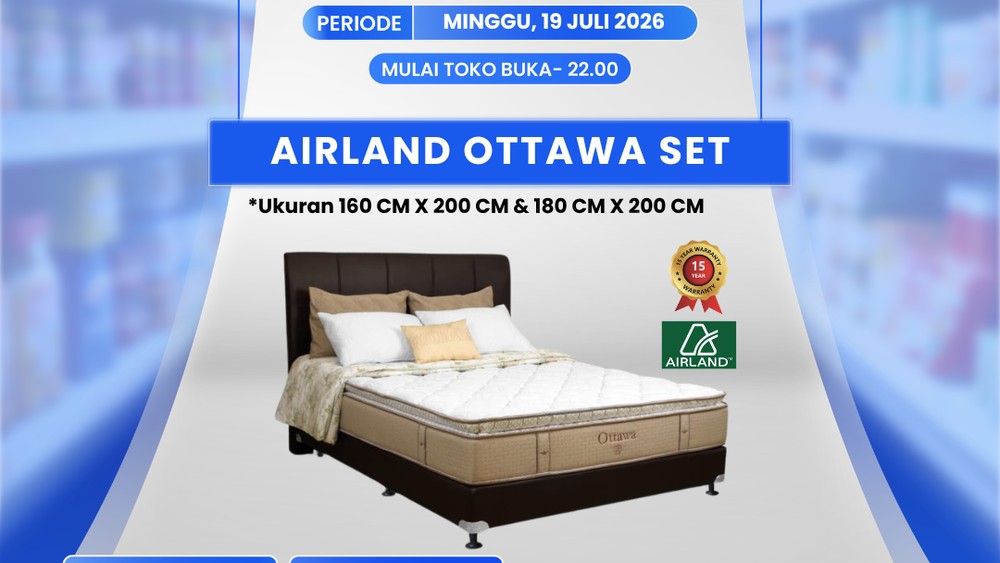 Jangan Kaget! Transmart Obral Kasur Mewah, Hemat Rp19 Juta!