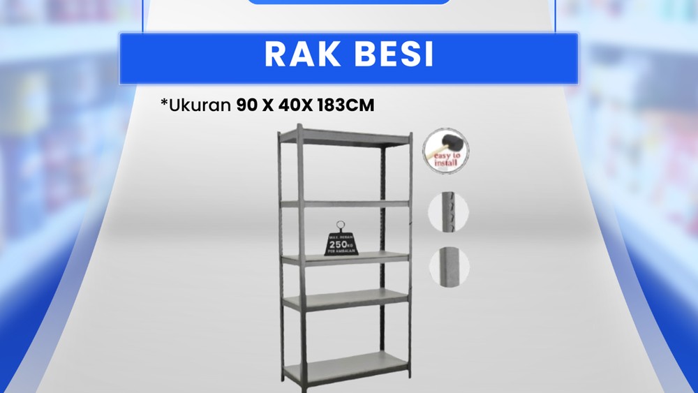 Diskon Gila! Rak Besi Transmart Cuma Rp 800 Ribuan!