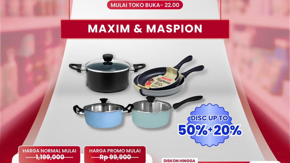 Panci Jutaan Cuma Puluhan Ribu! Transmart Bikin Heboh!
