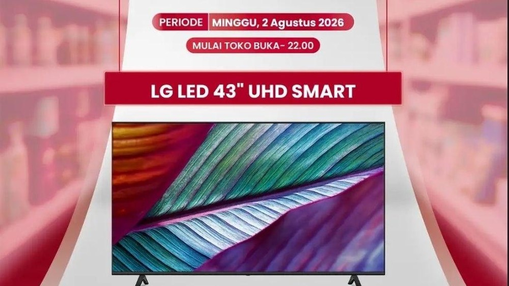 Serbu! Smart TV LG Diskon Rp 1,1 Juta di Transmart!