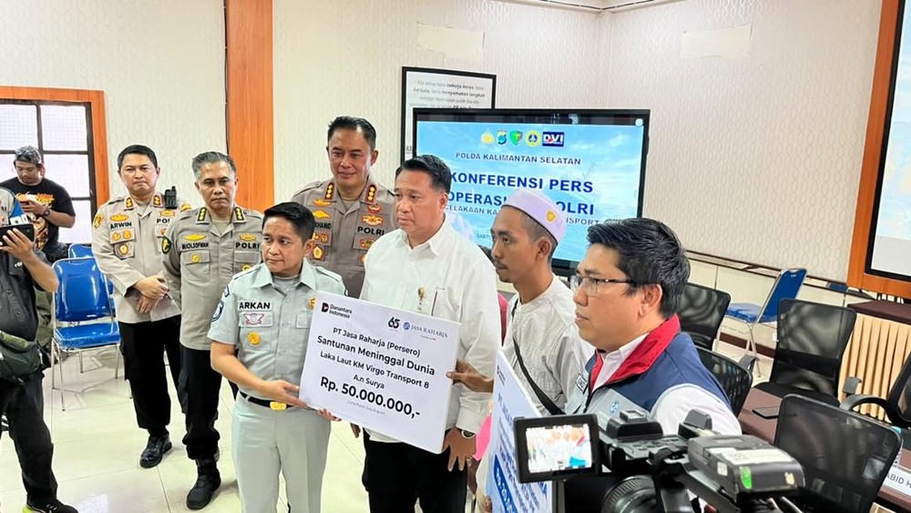 Dana Cair! Ahli Waris Korban KMP Virgo Kantongi Rp 70 Juta!