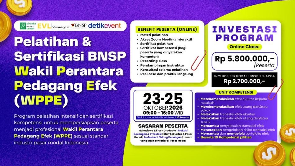 Peluang Emas! Kuasai Pasar Modal dengan Pelatihan WPPE