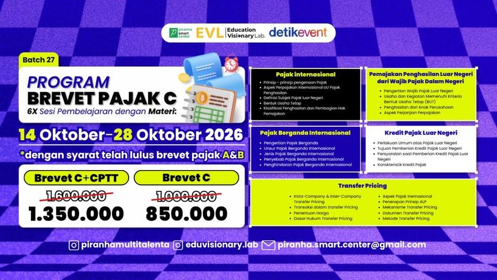 Bosan Pajak Domestik? Brevet C Buka Gerbang Karier Global!