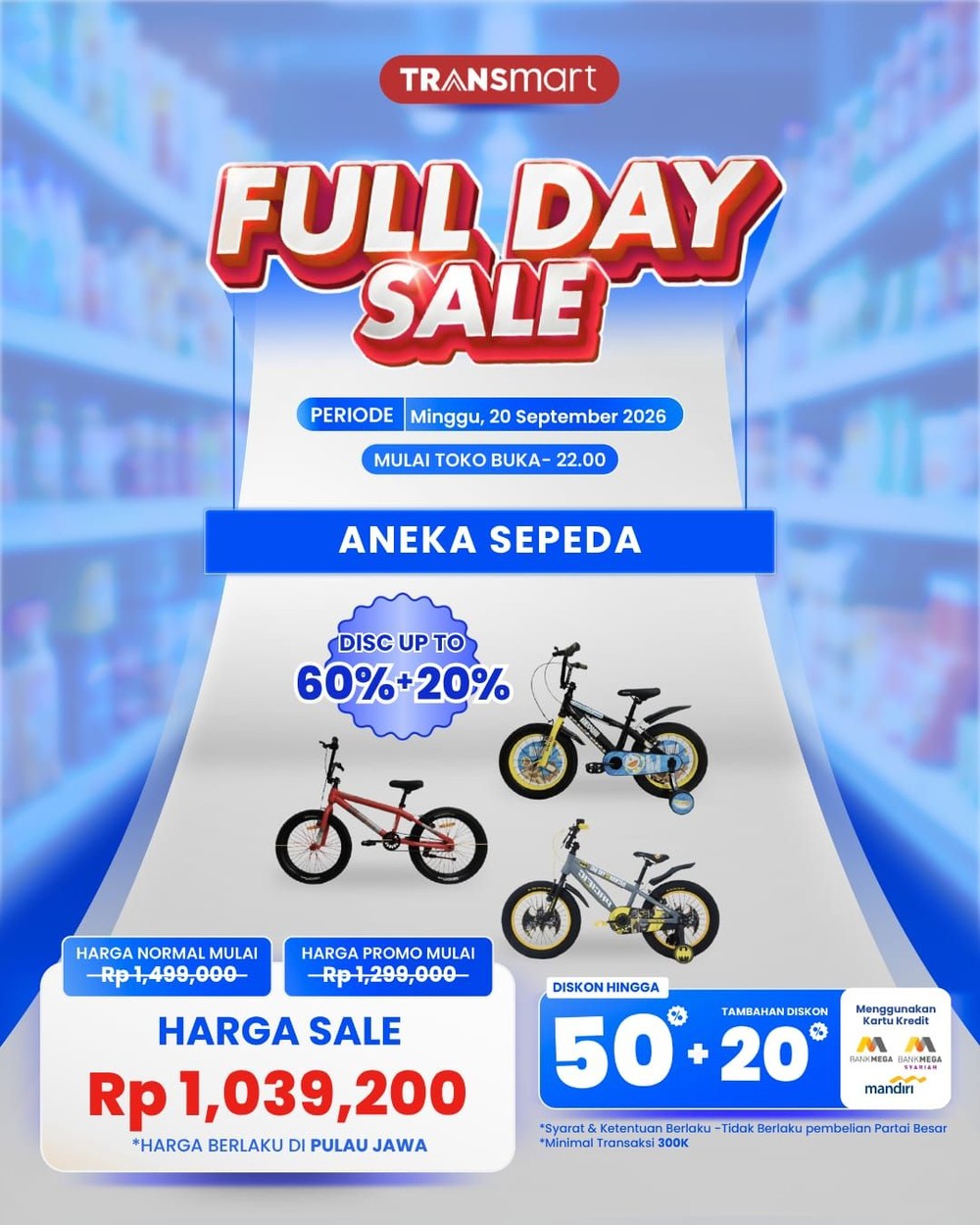 TERUNGKAP! Sepeda Anak Transmart Cuma Rp 1 Juta!