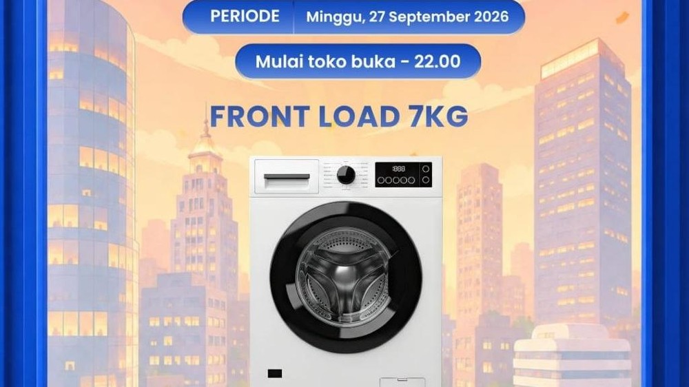 TERUNGKAP! Mesin Cuci Impian Diskon Rp 2 Juta di Transmart!