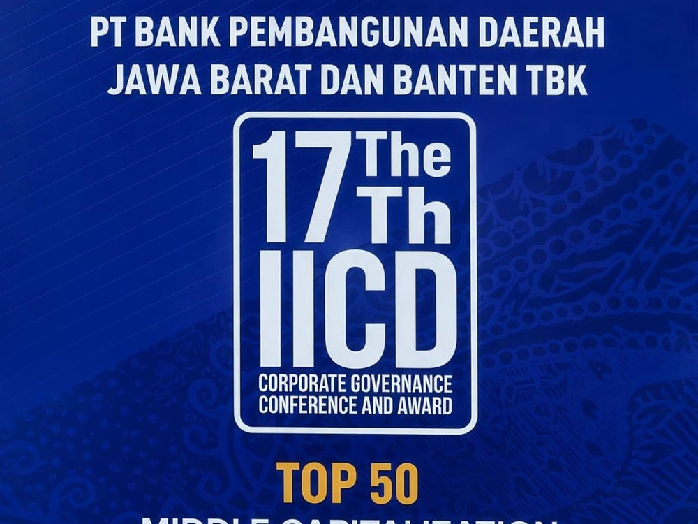 bank bjb Sabet Penghargaan GCG Terbaik!