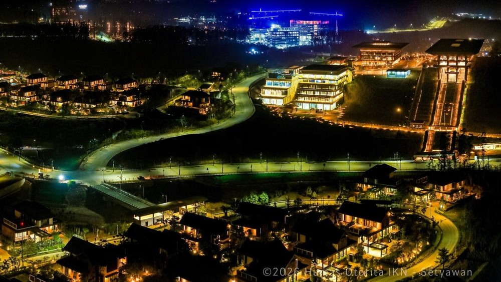 IKN Malam Hari Terang Benderang, Keren!