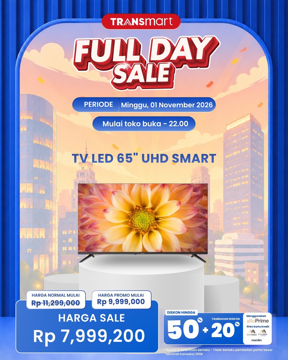 TV 65 INCH CUMA 7 JUTAAN? CEK DISKONNYA!