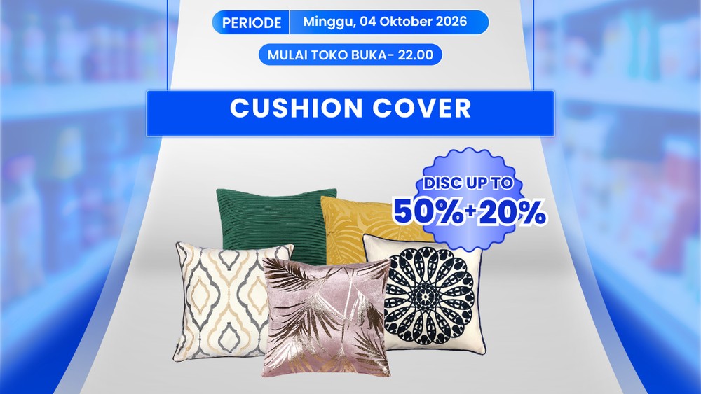 Sarung Bantal Sofa Cuma 20 Ribu, Serbu!