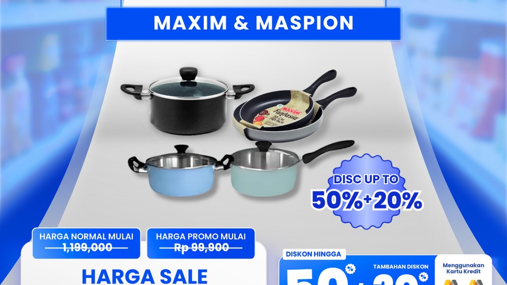 Panci & Teflon Diskon Gila di Transmart!