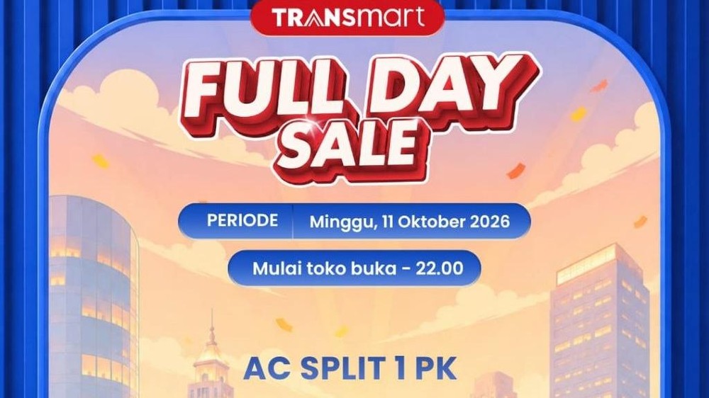 AC 1 PK Cuma 4 Jutaan! Serbu Transmart!
