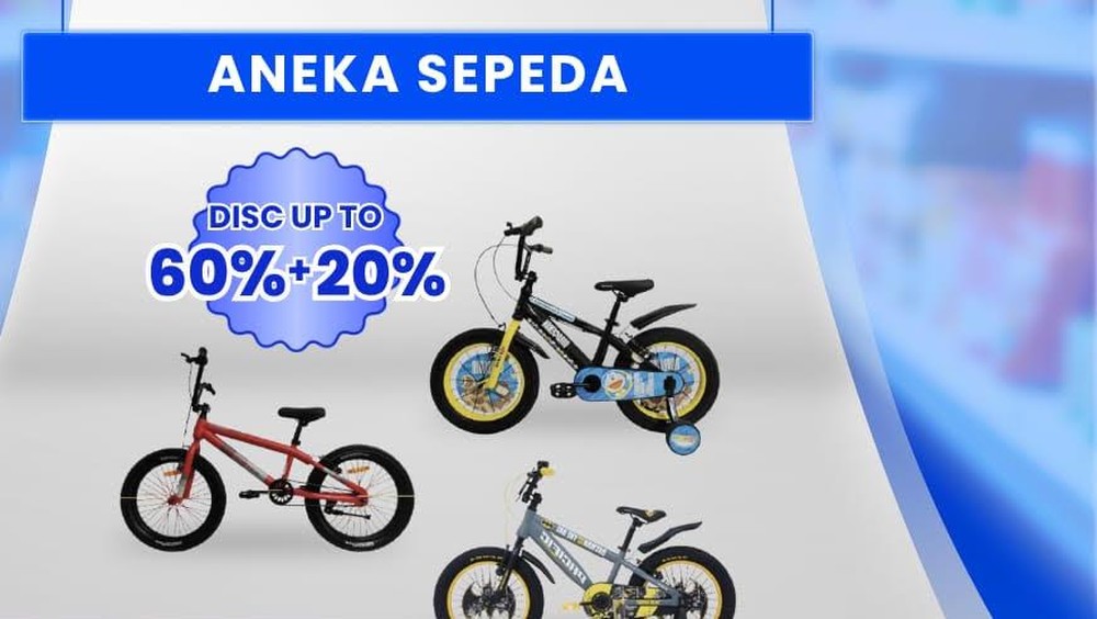 Sepeda Impian Cuma 1 Juta di Transmart!